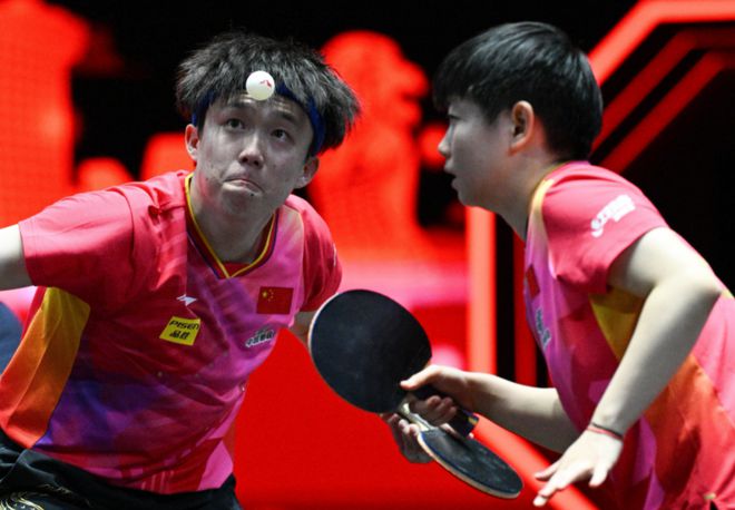 孙颖莎王楚钦3-0美国选手光速晋级