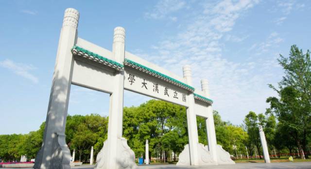 武大校门被淹一米深